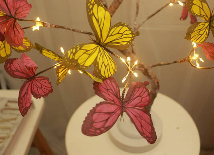 Butterfly Tree Table Lamp