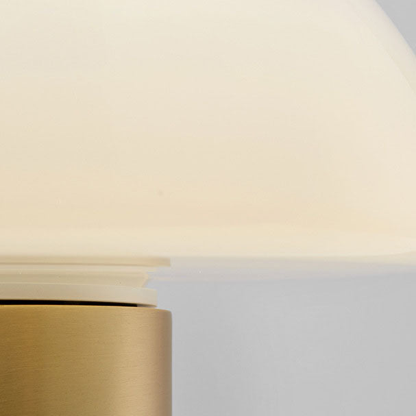 Mushroom Iron Glass Marble Table Lamp