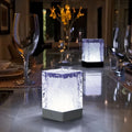 Resin Square Bedroom Table Lamp