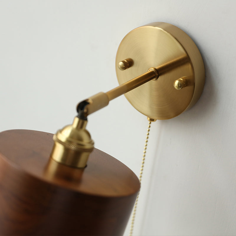 Round Cone Dome Copper Wall Lamp