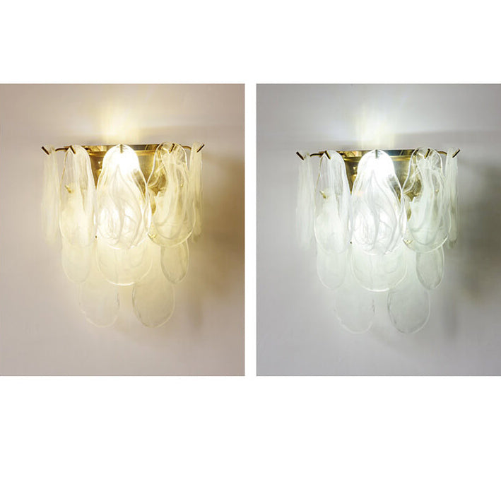 Glass Shell Pearl 2-Light Wall Lamp