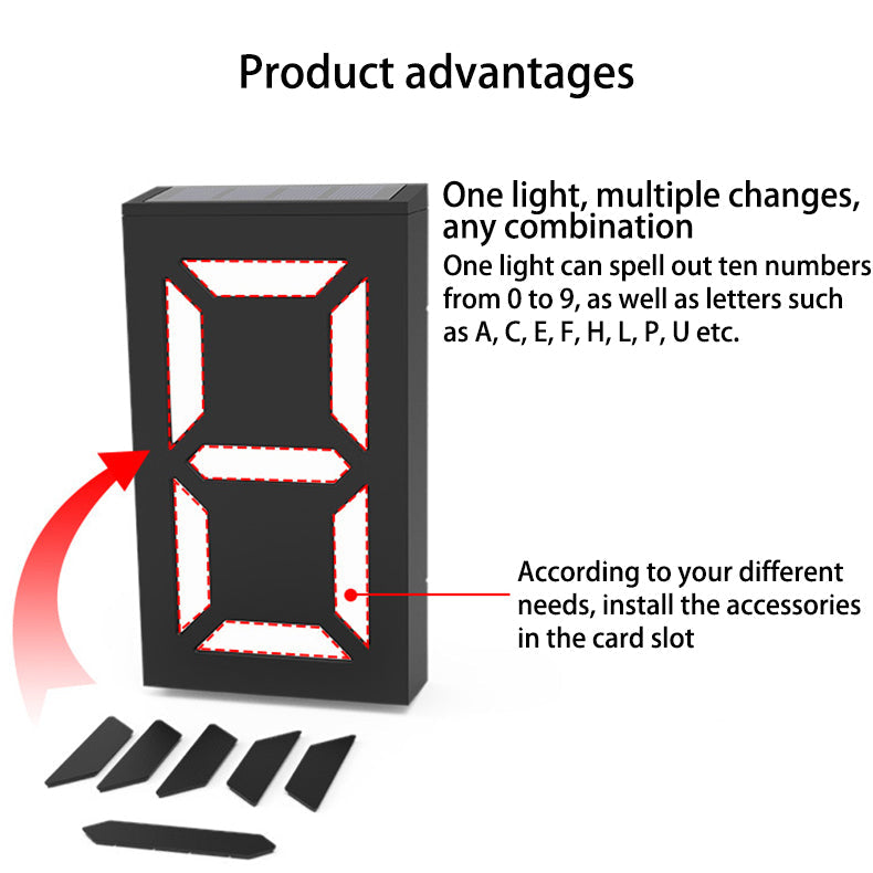 Door Sign Digital RGB Outdoor Light