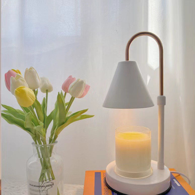 Metal Cone Lifting Melting Table Lamp
