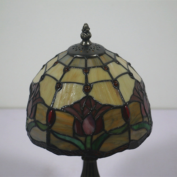 Zinc Alloy Glass Dome Table Lamp