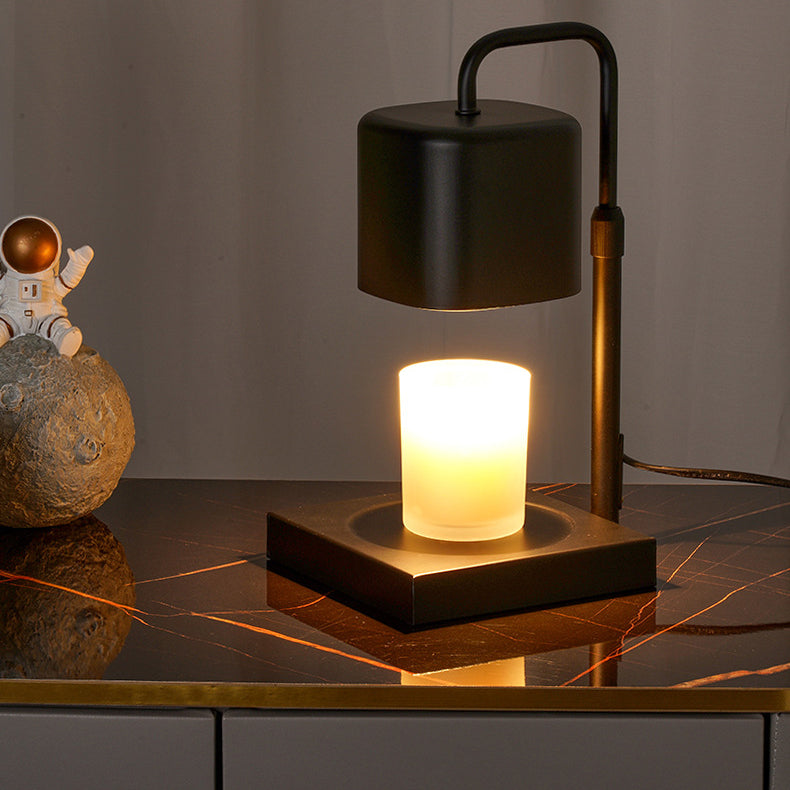 Square Iron Melting Wax Table Lamp