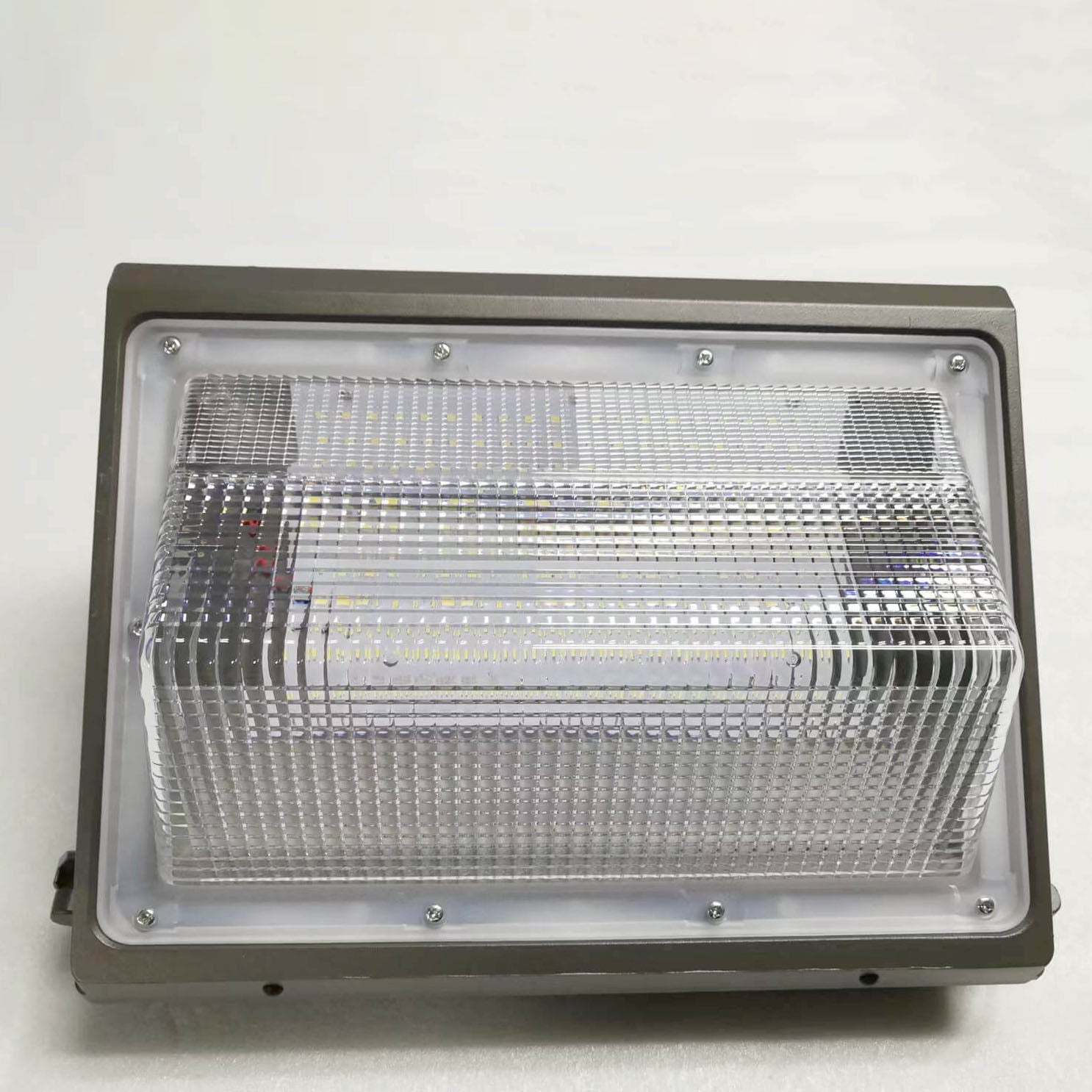 Black Die-Cast Aluminum Glass Outdoor Light