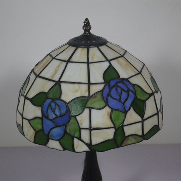Round Dome Flower Zinc Table Lamp
