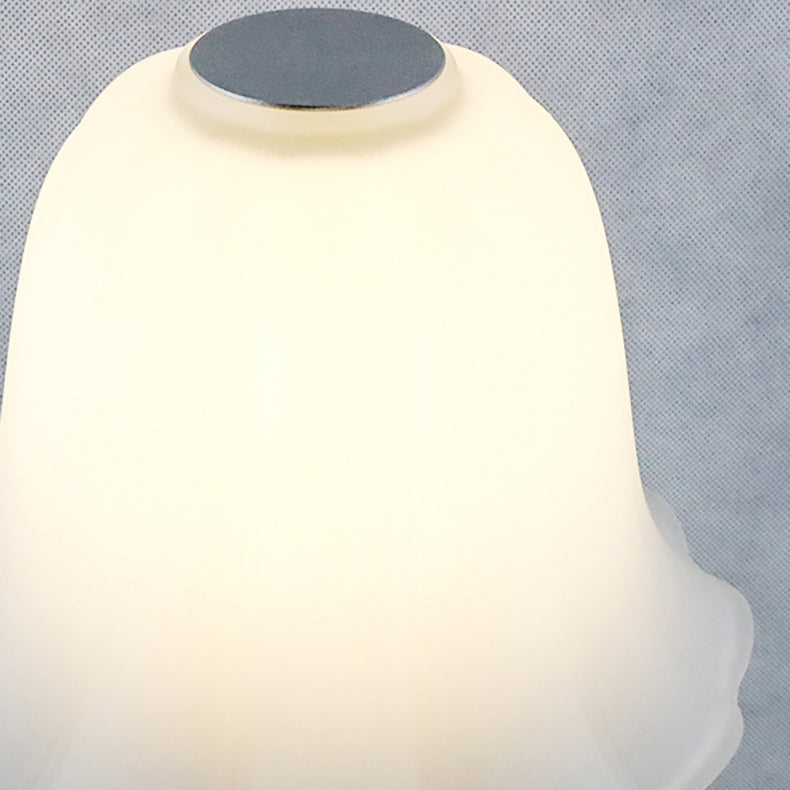 Flower Aluminum Glass Bedroom Table Lamp