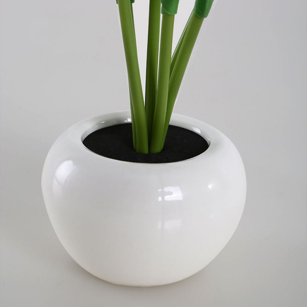 PU Ceramic Tulip Simulated Table Lamp