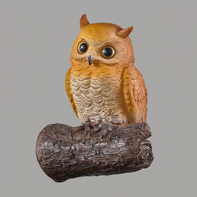 Resin Animal Owl Wall Lamp