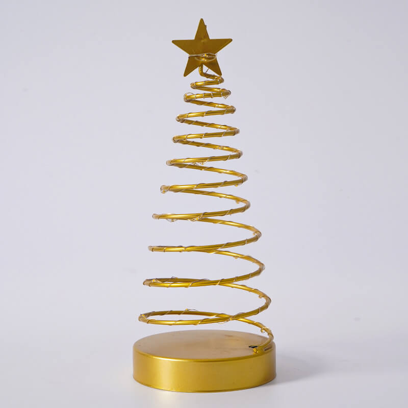 Spiral Star Christmas Decorative Table Lamp