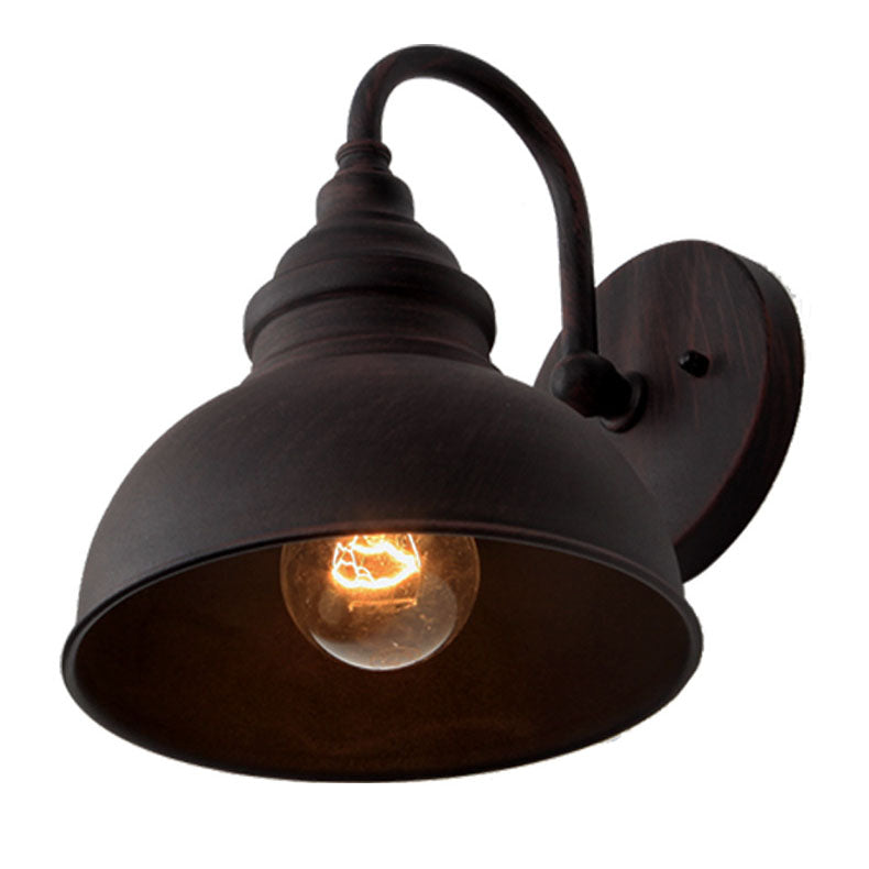 Iron Semicircle Garden Outdoor Light