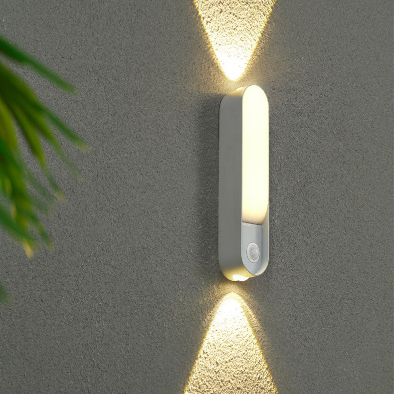 Oval Aluminum Acrylic Garden Outdoor Light