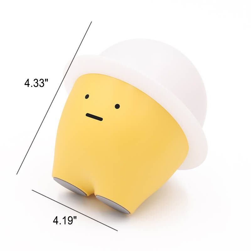 Cute Emoji Silicone Night Table Lamp