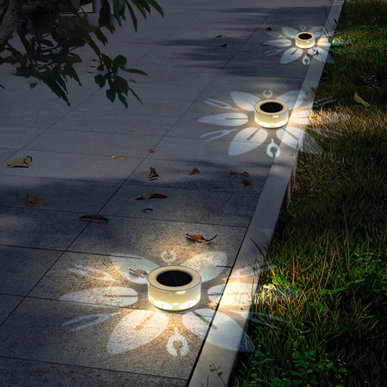 Round Acrylic Outdoor Light