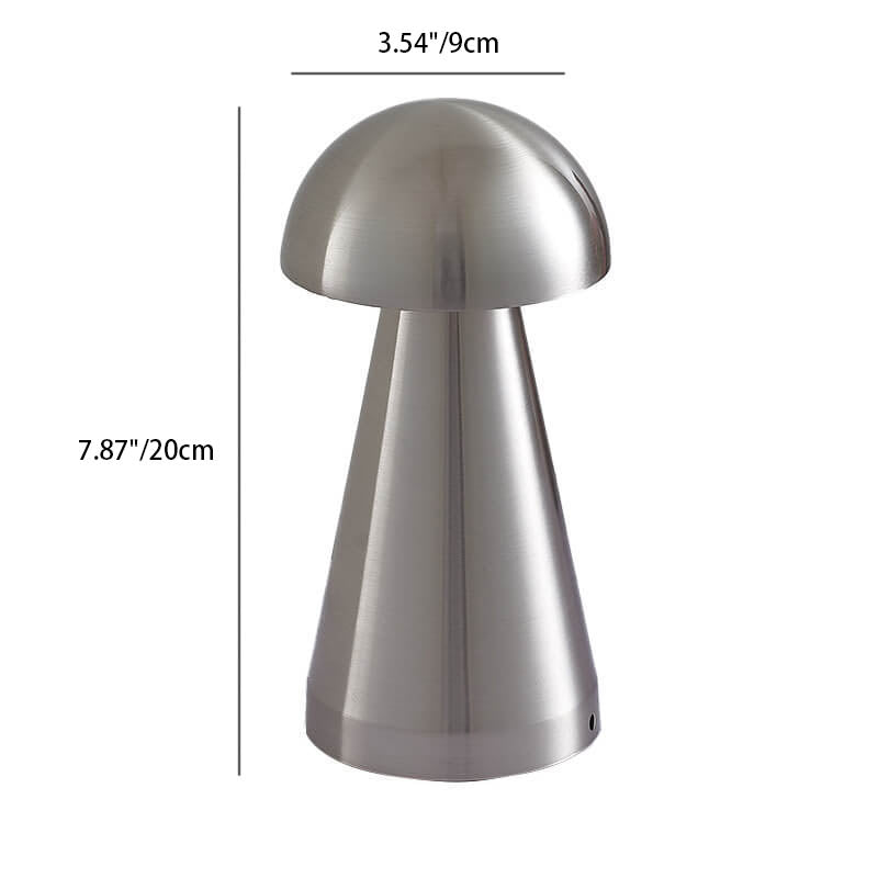 Wrought Iron Mushrooms Table Lamp