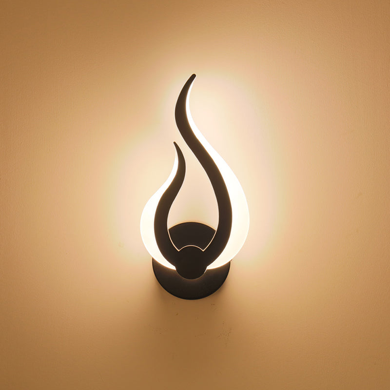 Flame Shaped Acrylic Wall Lamp