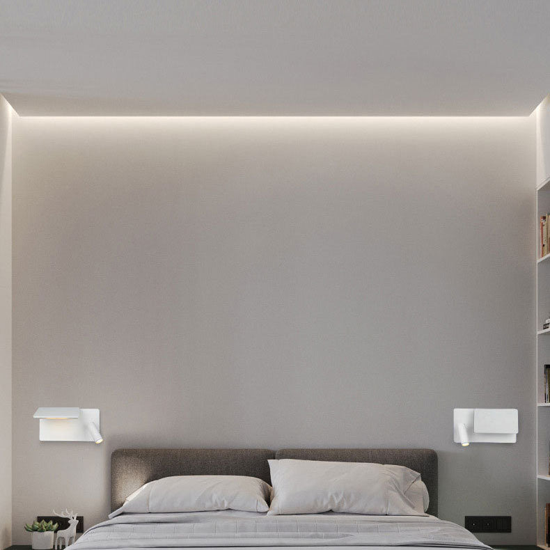 Square Flat Reading Wall Lamp