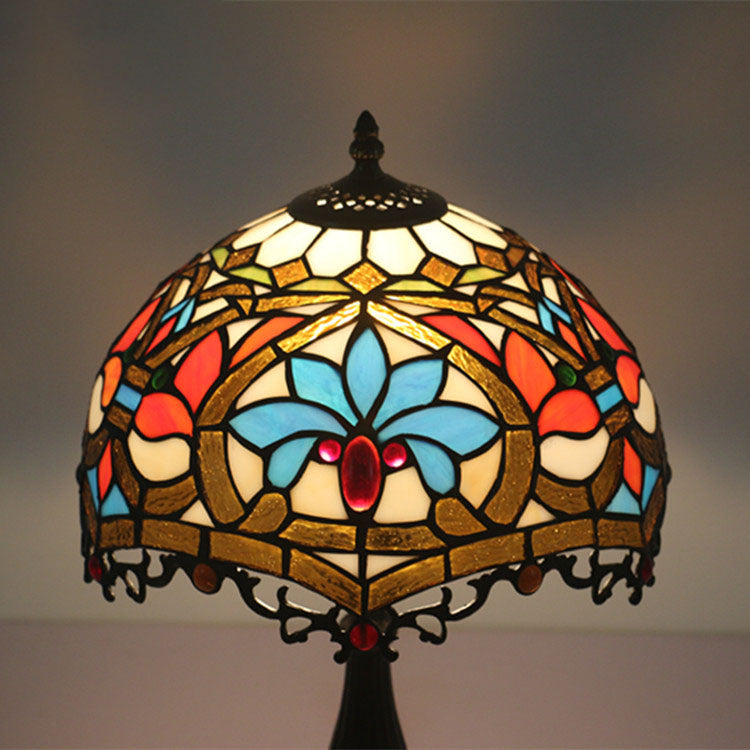 Resin Zinc Alloy Glass Table Lamp