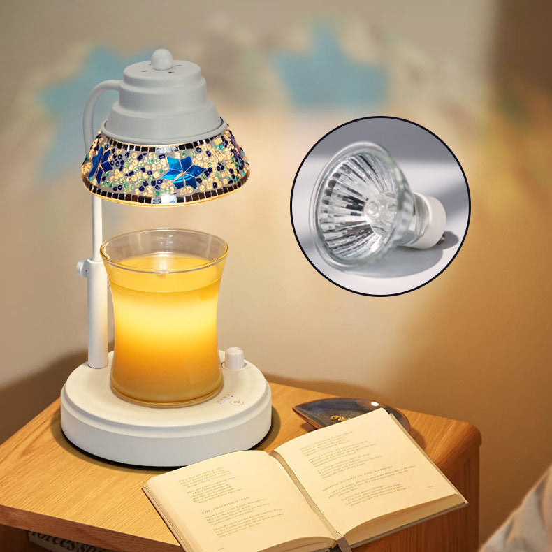 Disc Cylinder Iron Plastic Table Lamp