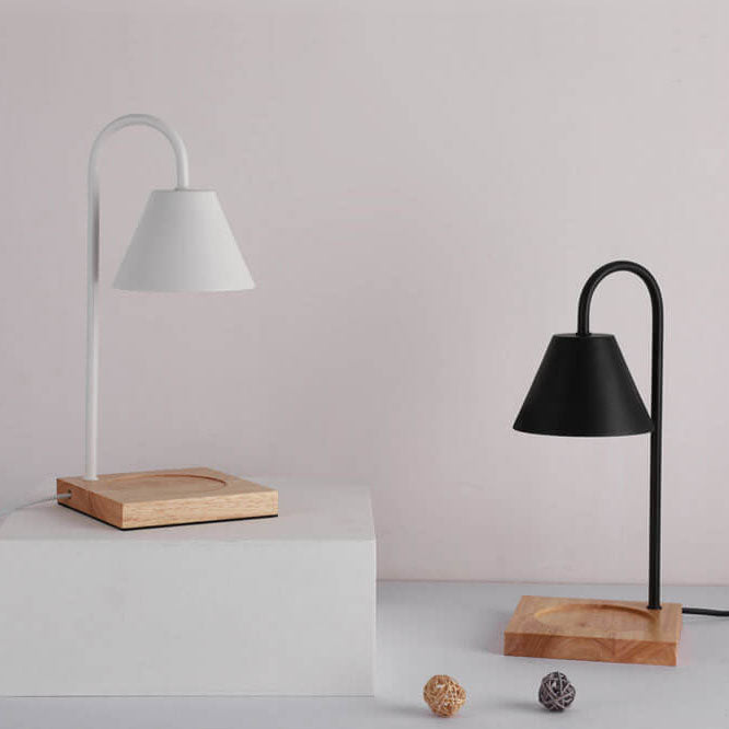 Solid Marble Cone Melting Table Lamp