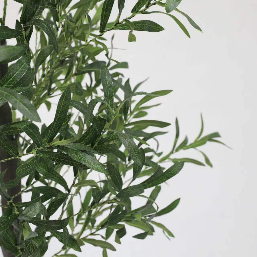 Olive Leaf Simulation Plants Floor Lamp