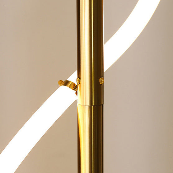 Line Iron Silicone Living Floor Lamp