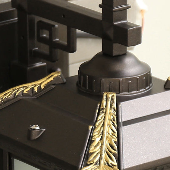 Aluminum Rectangular Tower Garden Outdoor Light