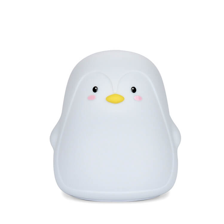 Cartoon Penguin Silicone Kids Table Lamp