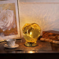 Lava Stone Glass Table Lamp