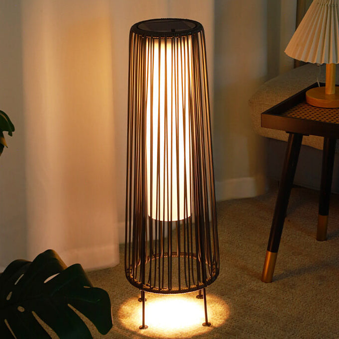 Round Vertical Pull Strip Outdoor Light