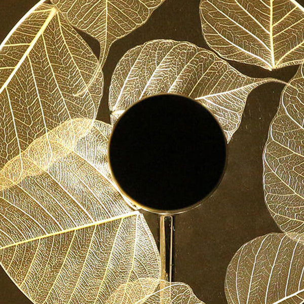 Acrylic Leaf Pattern Design Table Lamp