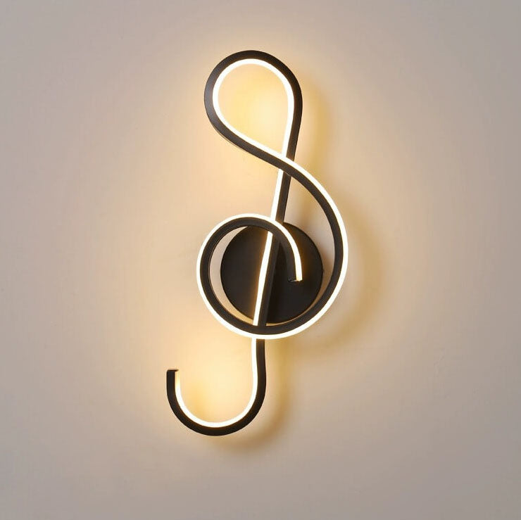 Music Note Soft Silicone Wall Lamp
