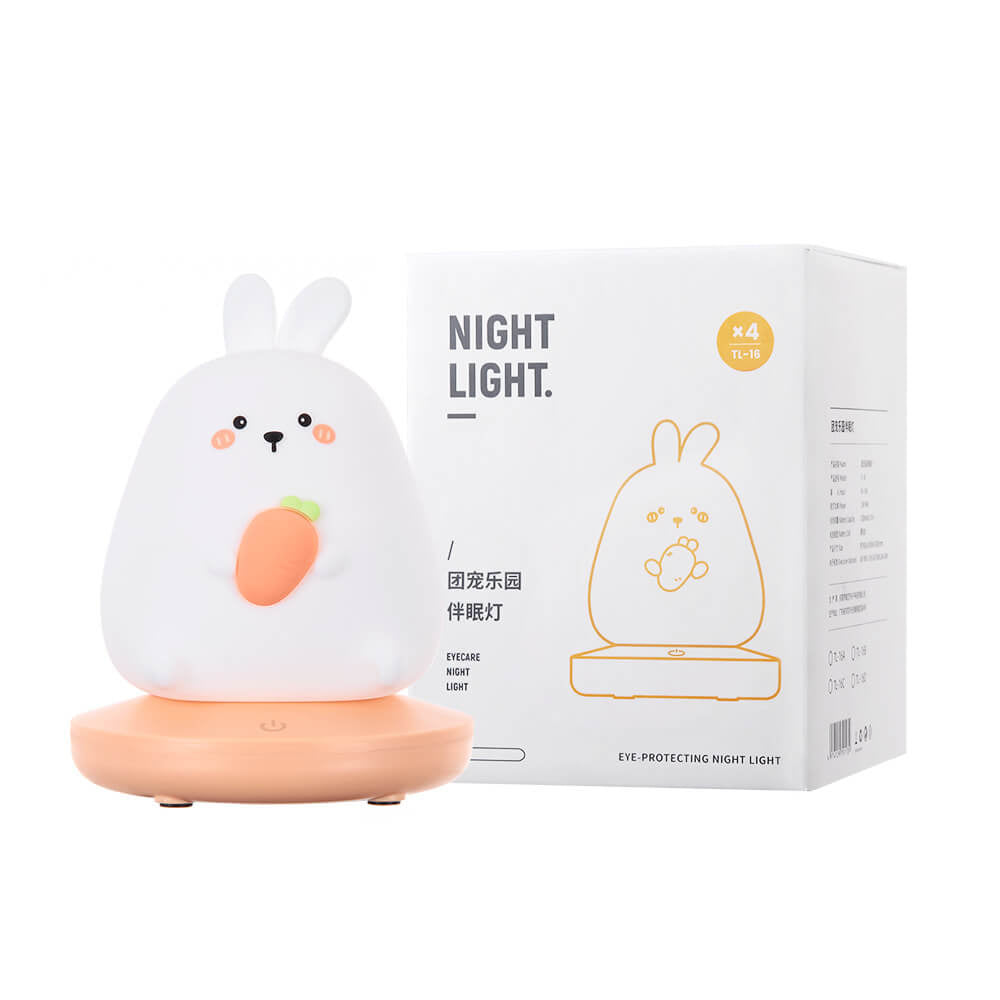 Silicone Animal Rechargeable Night Table Lamp
