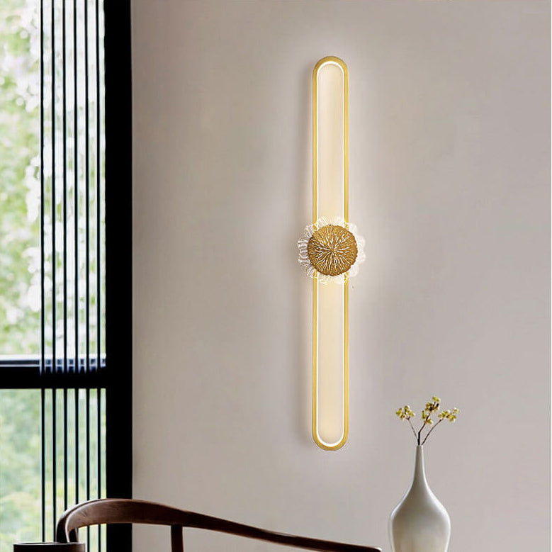 Full Copper Ring Design Wall Lamp