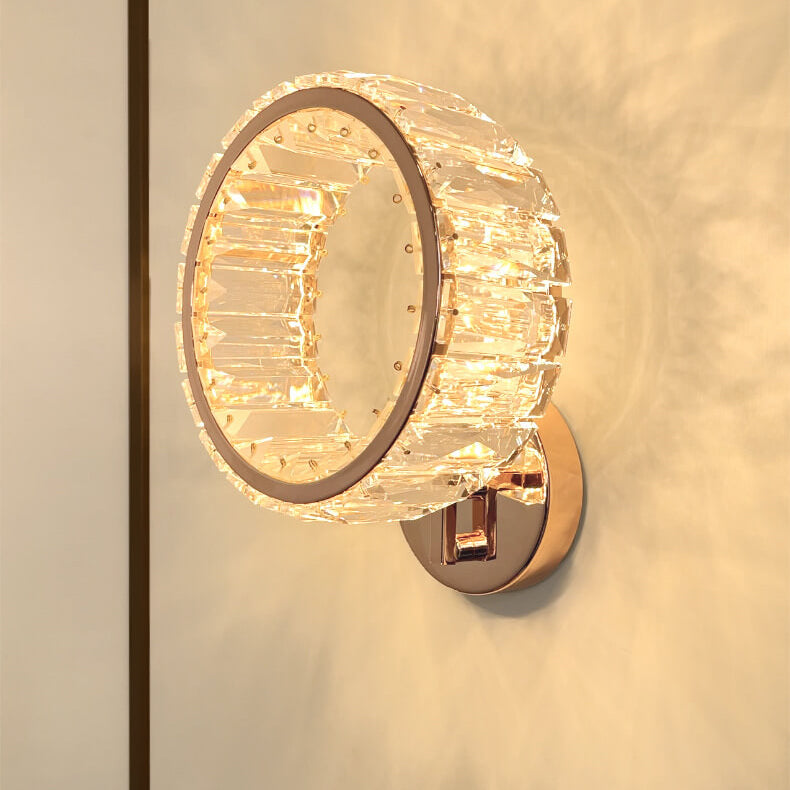 Crystal Ring Wall Lamp