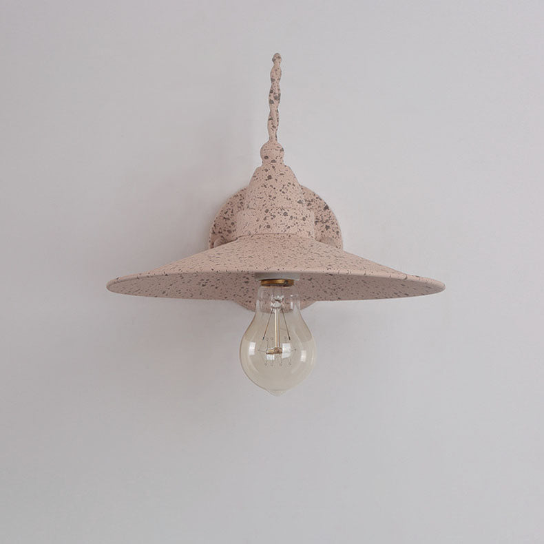 Metal Plate Bowl Patio Outdoor Light