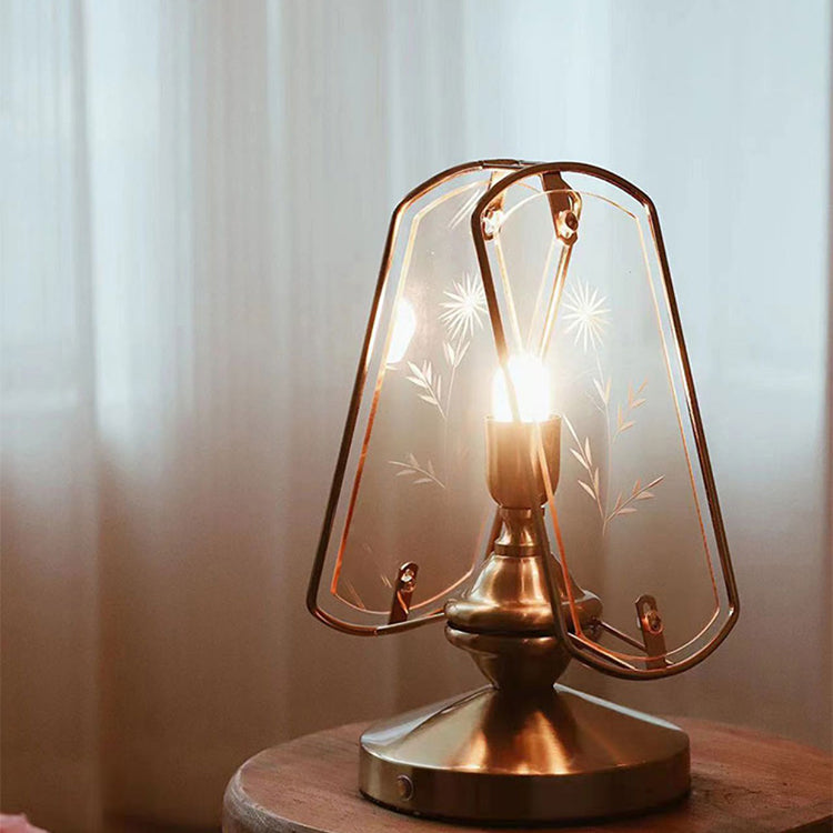 Screen Acrylic Iron Bedroom Table Lamp