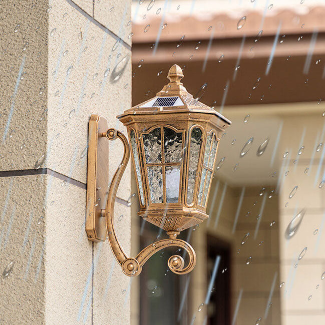 Lantern Aluminum Glass Patio Outdoor Light