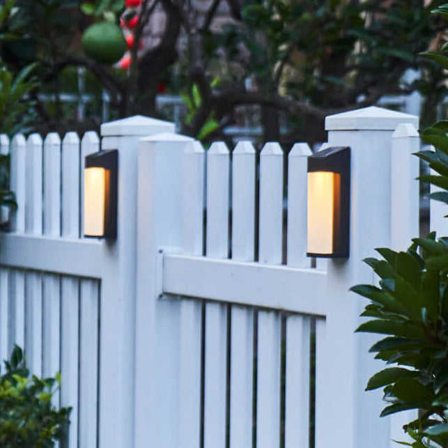 Square Frosted Glass Outdoor Light