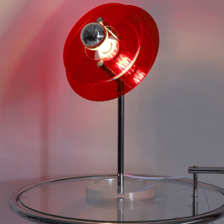 Acrylic Space Saucer Design Table Lamp