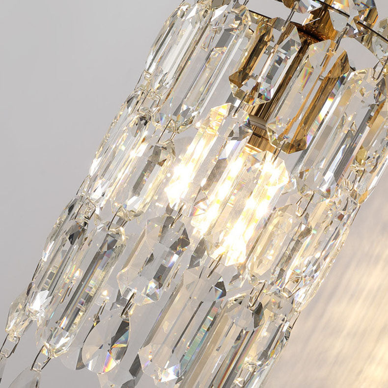 Gold Finish Frame Dazzling Wall Lamp