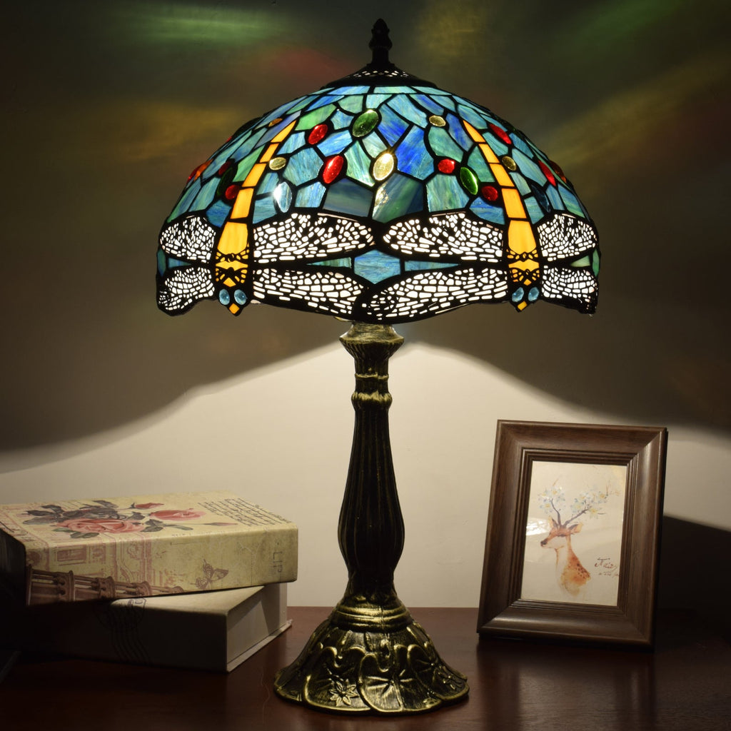 Aluminum Alloy Glass Dome Table Lamp