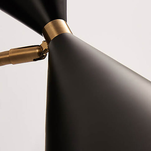 Horn Black Gold Wall Lamp