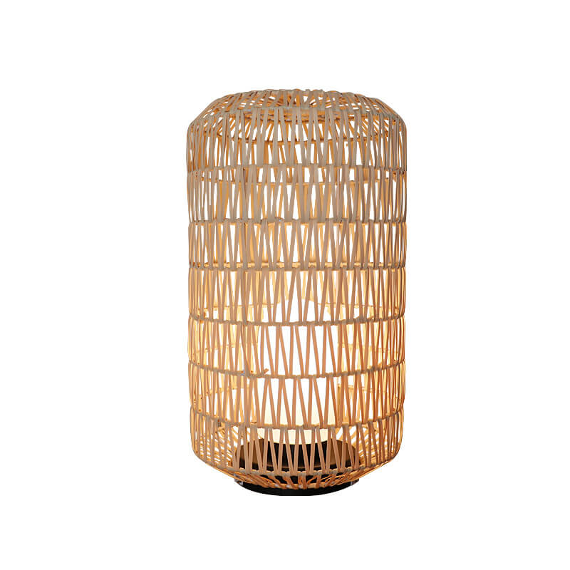 Rattan Column Lawn Outdoor Light
