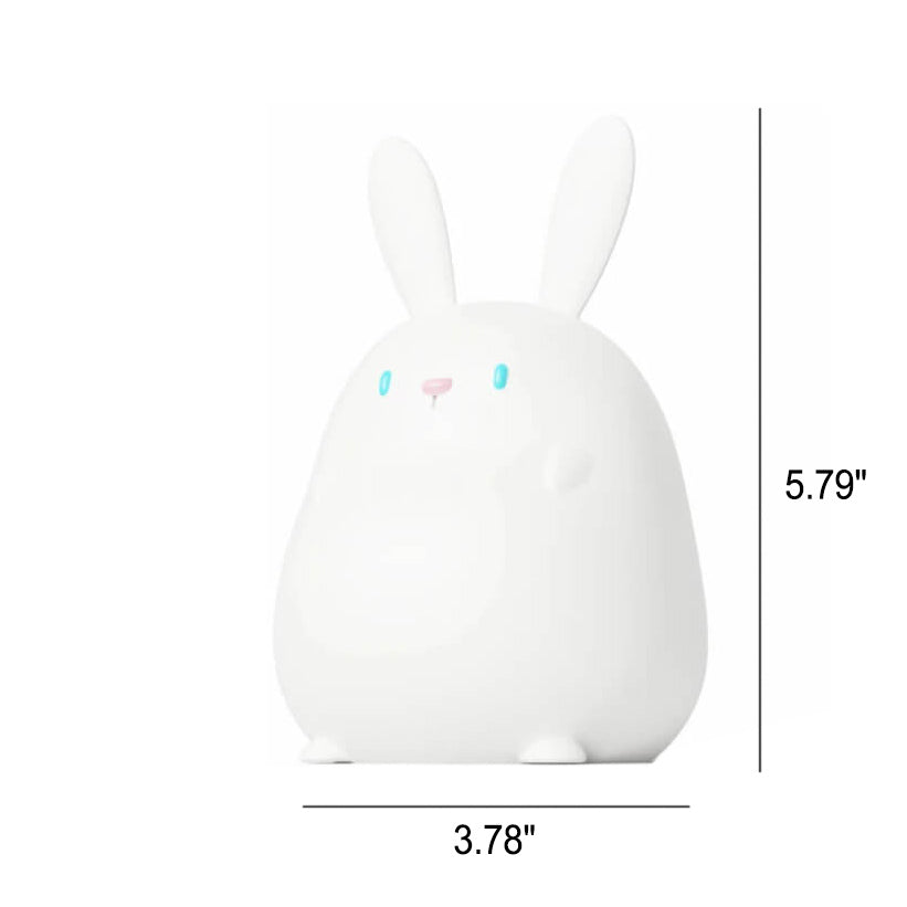 Cartoon Silicone Little Rabbit Table Lamp