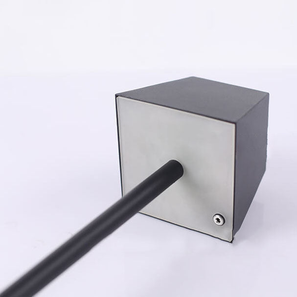 Solid Color Square Metal Table Lamp