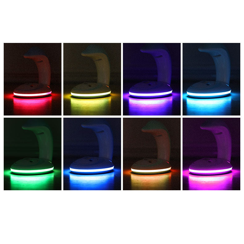 Dolphin Projection Rainbow Night Table Lamp