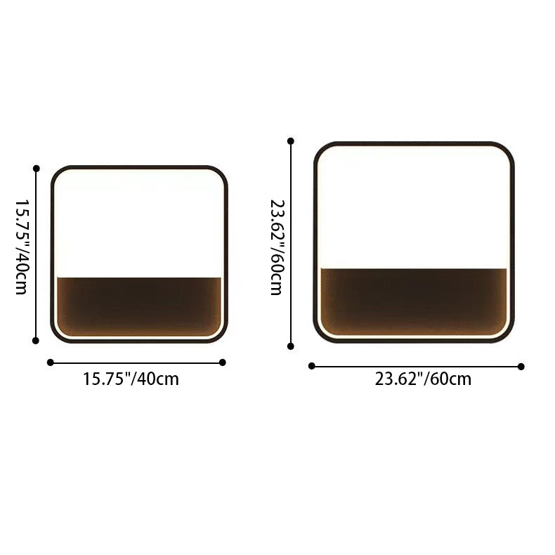 Aluminum Stainless Steel Square Outdoor Light