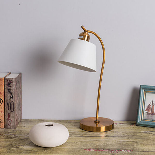 Metal Cone Table Lamp